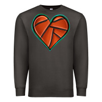 Smoke basketball heart Premium Sweatshirt - texasbilliewilder