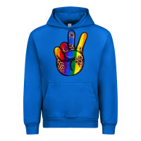 Cobalt pride leopard peace hand Urban Hoodie - JahusDesignShop