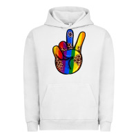 Pigment Lunar Rock pride leopard peace hand Urban Hoodie - JahusDesignShop