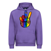 Tulip pride leopard peace hand Urban Hoodie - JahusDesignShop