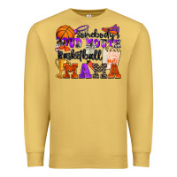 Antique Gold somebody's loud mouth basketball mama Premium Sweatshirt - Zillion Design Studio