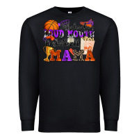 Black somebody's loud mouth basketball mama Premium Sweatshirt - Zillion Design Studio