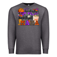 Charcoal Heather somebody's loud mouth basketball mama Premium Sweatshirt - Zillion Design Studio