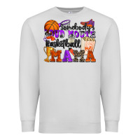 Dove Grey somebody's loud mouth basketball mama Premium Sweatshirt - Zillion Design Studio