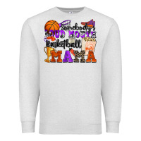 Oatmeal Heather somebody's loud mouth basketball mama Premium Sweatshirt - Zillion Design Studio