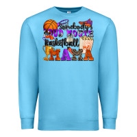 Ocean Blue somebody's loud mouth basketball mama Premium Sweatshirt - Zillion Design Studio