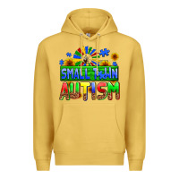 Antique Gold small town autism Premium Hoodie - AdoDesignShop