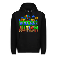 Black small town autism Premium Hoodie - AdoDesignShop