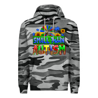 Slate Camo small town autism Premium Hoodie - AdoDesignShop