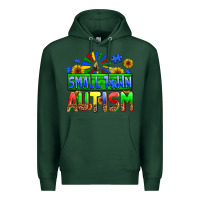 Sports Green small town autism Premium Hoodie - AdoDesignShop