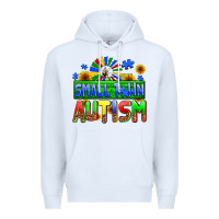 White small town autism Premium Hoodie - AdoDesignShop