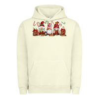 Pigment Pistachio Christmas Gnomes Urban Hoodie - Artiststas