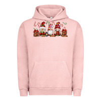 Pigment Salmon Christmas Gnomes Urban Hoodie - Artiststas