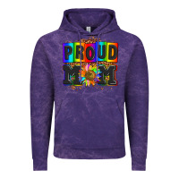 Cloud Purple proud mom with sunflower Vintage Hoodie - AdoDesignShop
