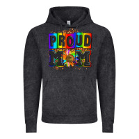 Vintage Black proud mom with sunflower Vintage Hoodie - AdoDesignShop