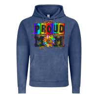 Vintage Denim proud mom with sunflower Vintage Hoodie - AdoDesignShop