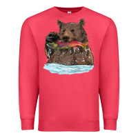 Cardinal mama bear haunting fish Premium Sweatshirt - RanaPortraitStore