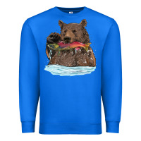 True Royal mama bear haunting fish Premium Sweatshirt - RanaPortraitStore