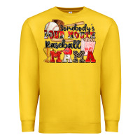 Lemon somebody's loud mouth baseball mama Premium Sweatshirt - Zillion Design Studio