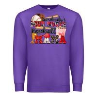 Purple somebody's loud mouth baseball mama Premium Sweatshirt - Zillion Design Studio