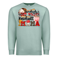 Seafoam somebody's loud mouth baseball mama Premium Sweatshirt - Zillion Design Studio