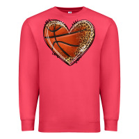 Cardinal basketball heart Premium Sweatshirt - texasbilliewilder