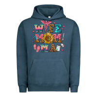 Pigment Midnight Navy wife mom ma Urban Hoodie - AdoDesignShop