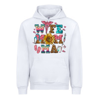 White wife mom ma Urban Hoodie - AdoDesignShop