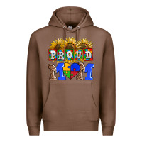 Chestnut proud mom Premium Hoodie - AdoDesignShop