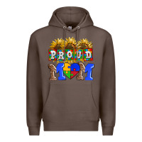 Coffee proud mom Premium Hoodie - AdoDesignShop