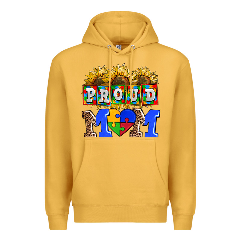 Proud Mom Premium Hoodie by AdoDesignShop | Teevron