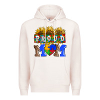 Pale Pink proud mom Premium Hoodie - AdoDesignShop