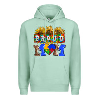 Seafoam proud mom Premium Hoodie - AdoDesignShop