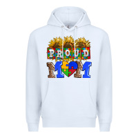 White proud mom Premium Hoodie - AdoDesignShop