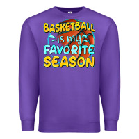 Purple basketball is my favorite season Premium Sweatshirt - texasbilliewilder