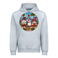 Heather Grey christmas gnomes ornament Urban Hoodie - Artiststas