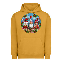 Pigment Peanut Butter christmas gnomes ornament Urban Hoodie - Artiststas