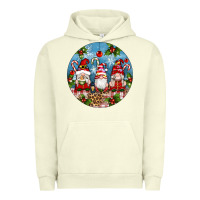 Pigment Pistachio christmas gnomes ornament Urban Hoodie - Artiststas