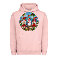 Pigment Salmon christmas gnomes ornament Urban Hoodie - Artiststas
