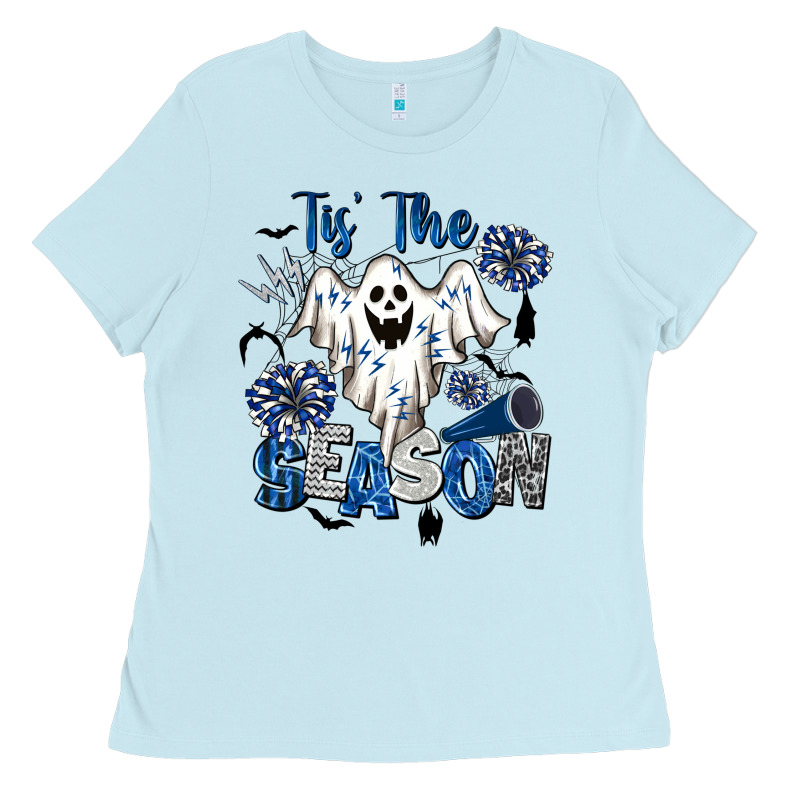 Tis' The Season Cheer Ghost Ladies Tee by BarkalooDesign | Teevron