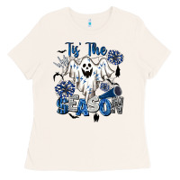 Bone Tis' The Season Cheer Ghost Ladies Tee - BarkalooDesign
