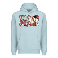 Blue Mist it s a tee ball kinda day baseball Premium Hoodie - Artiststas