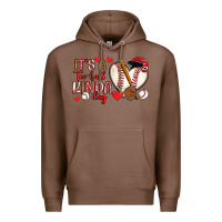 Chestnut it s a tee ball kinda day baseball Premium Hoodie - Artiststas