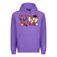 Purple it s a tee ball kinda day baseball Premium Hoodie - Artiststas