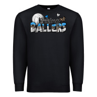 Black raising ballers volleyball Premium Sweatshirt - Zillion Design Studio