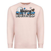 Pale Pink raising ballers volleyball Premium Sweatshirt - Zillion Design Studio