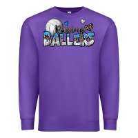 Purple raising ballers volleyball Premium Sweatshirt - Zillion Design Studio