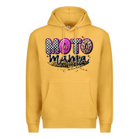 Mustard moto mama Premium Hoodie - Artiststas