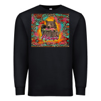 Black mama bear leopard and aztec Premium Sweatshirt - RanaPortraitStore