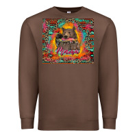 Chestnut mama bear leopard and aztec Premium Sweatshirt - RanaPortraitStore